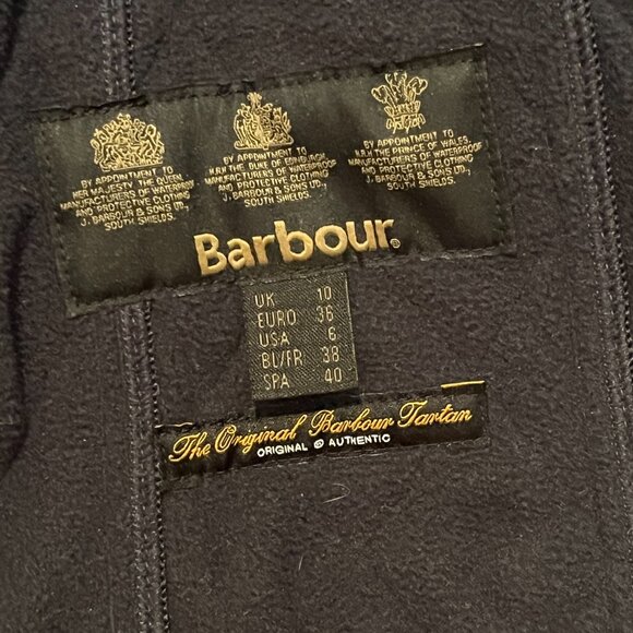 Barbour Beadnell Polarquilt Jacket (Women's Size US 6), Navy/Navy - Picture 5 of 9